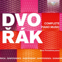 the album cover for Dvorak / Poroshina - Complete Piano Music