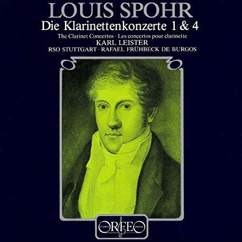 the album cover for Leister / Radio-Sym Stuttgart / Burgos - Klarinettenkonzerte Nos 1 & 4