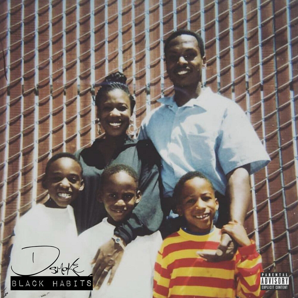the album cover for D Smoke - Black Habits [Digipak]