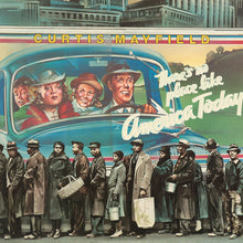 the album cover for Curtis Mayfield - There's No Place Like America [Blue LP]