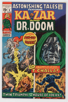 Astonishing Tales 6 Marvel 1971 VF Ka-Zar Black Panther 1st Mockingbird