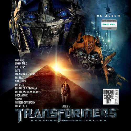 the album cover for Transformers Revenge Of The Fallen / OST - Transformers: Revenge Of The Fallen / O.S.T. (Grn)