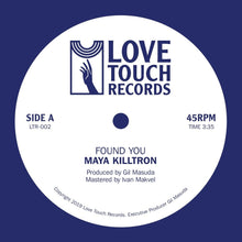 the album cover for Maya Killtron - Found You