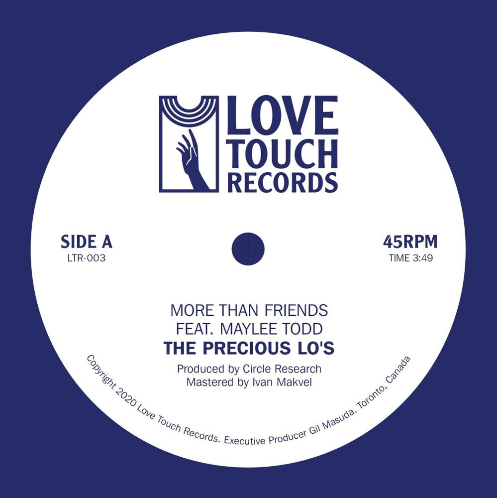 the album cover for Precious Lo's - More Than Friends feat. Maylee Todd