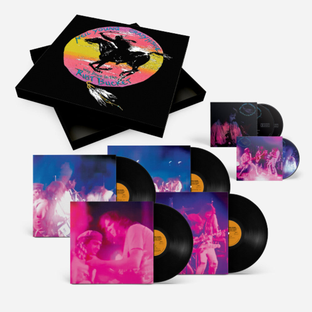 the album cover for Neil Young with Crazy Horse - Way Down In The Rust Bucket [Deluxe Box Set]