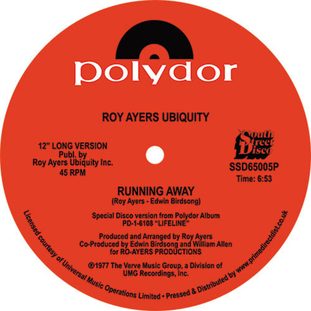 Roy Ayers Ubiquity - Running Away / Love Will Bring Us Back Together [12" Vinyl]