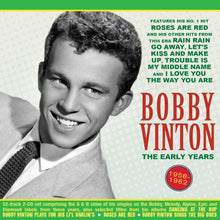 the album cover for Bobby Vinton - Early Years 1958-62