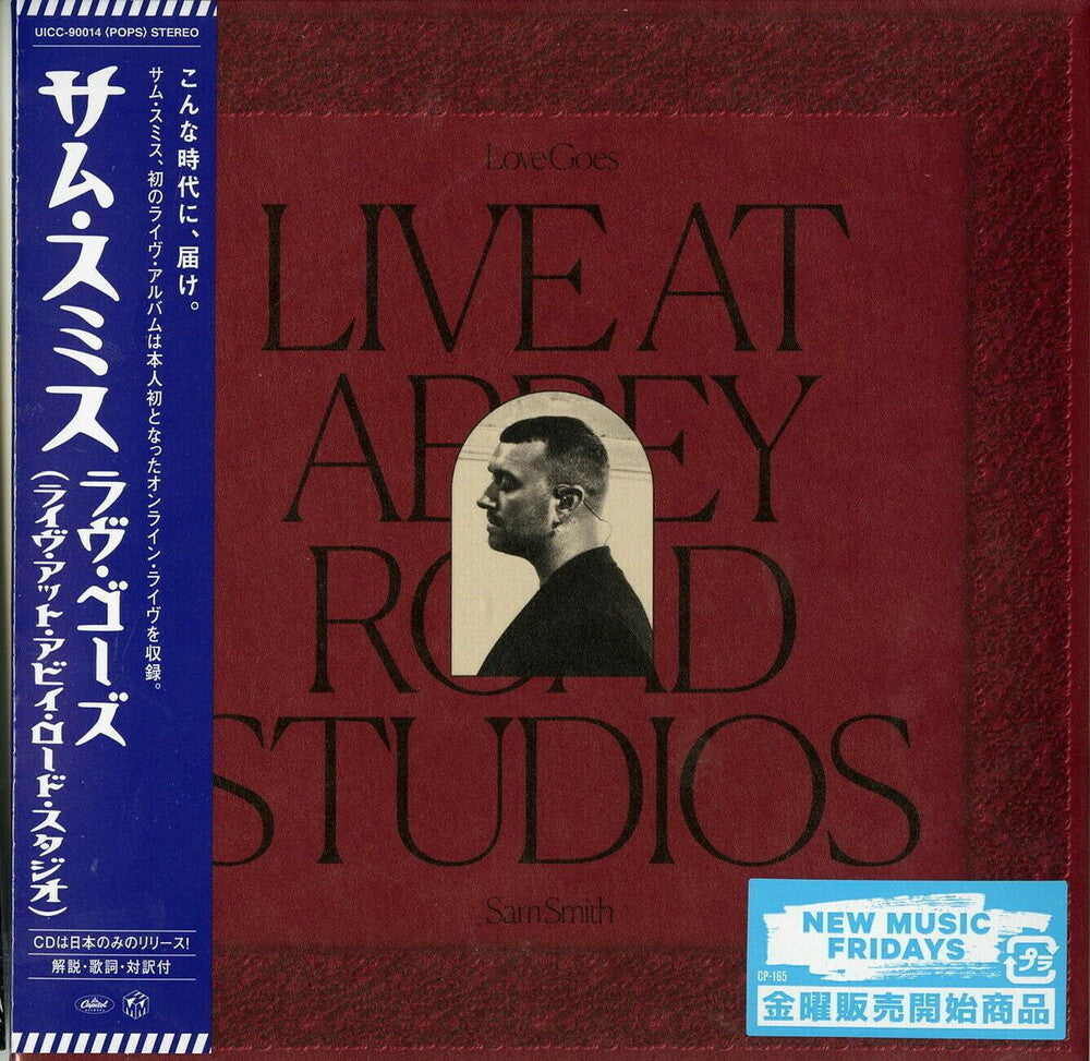 the album cover for Sam Smith - Love Goes (Live At Abbey Road Studios)