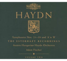 the album cover for J. HAYDN - Symphonies 21-39 2