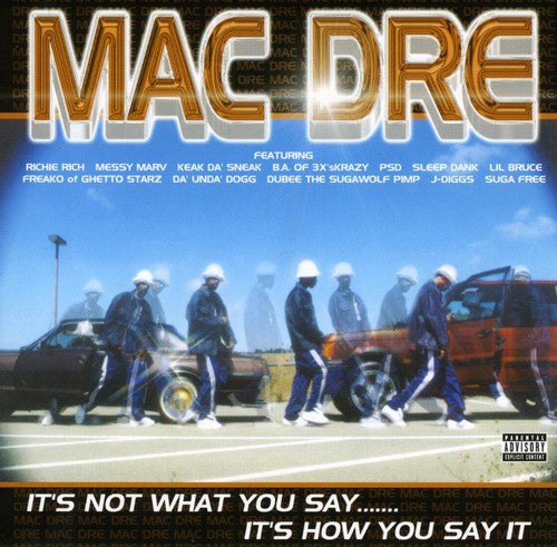 the album cover for Mac Dre - It's Not What You Say It's How You Say It