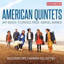 the album cover for Barber / Kaleidoscope Chamber Collective - American Quintets