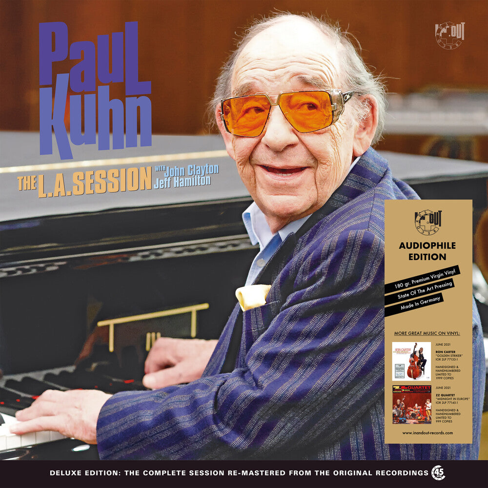the album cover for Paul Kuhn  / Clayton,John / Hamilton,Jeff - L.A. Session [Deluxe]