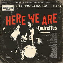 the album cover for The Courettes - Here We Are The Courettes