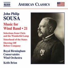 the album cover for Sousa / Brion - Music for Wind Band 21