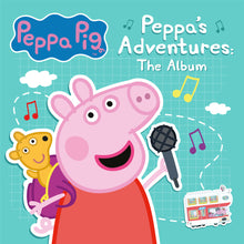 the album cover for Peppa Pig - Peppa's Adventures: The Album
