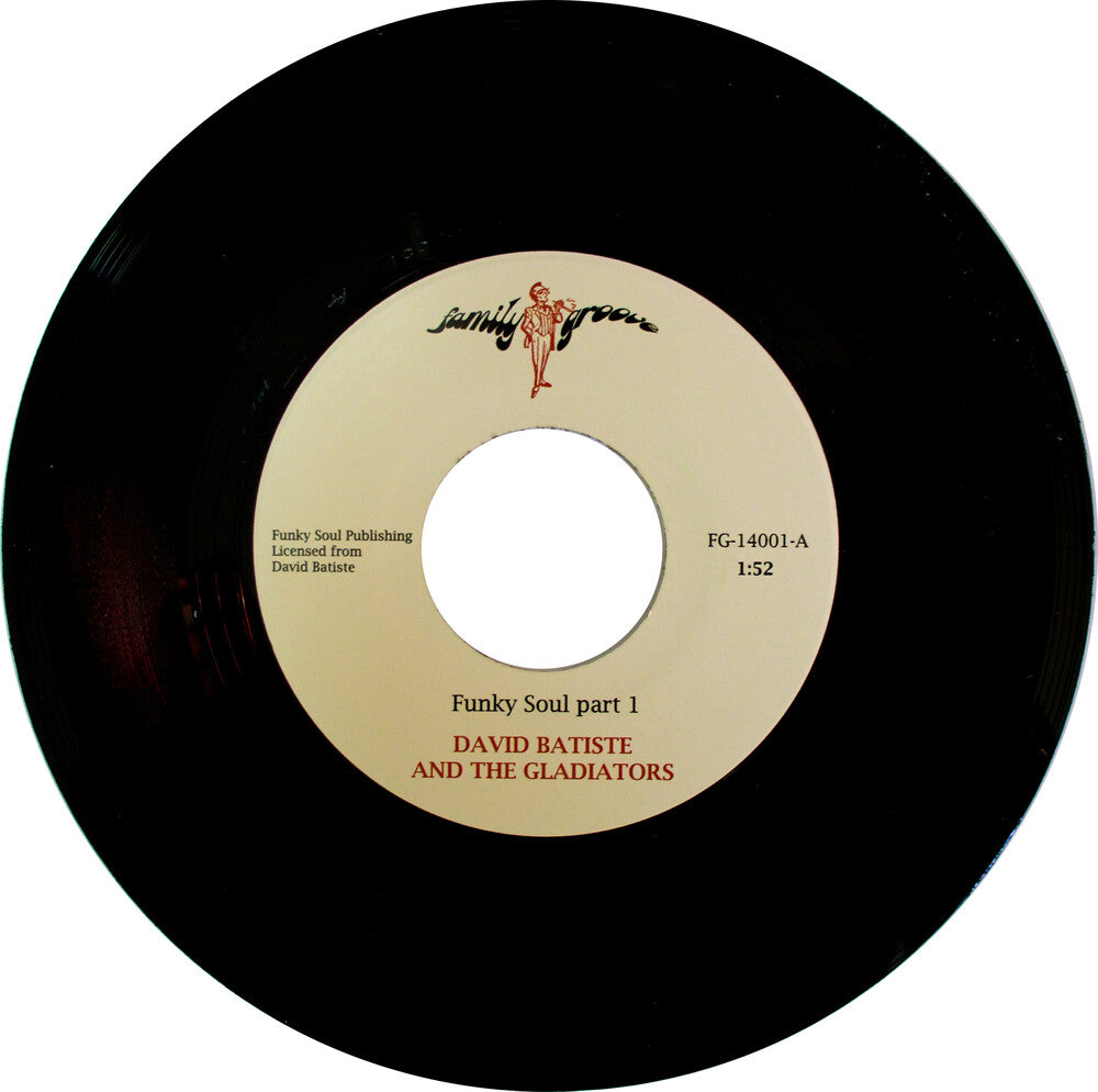 the album cover for David Batiste & The Gladiators - Funky Soul