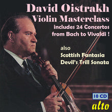 the album cover for David Oistrakh - Violin Masterclass 24 Concs From Bach To Vivaldi