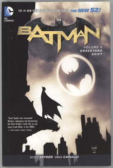 Batman New 52 Graveyard Shift 6 HC DC 2015 NM 0 18 19 20 28 34 Annual 2