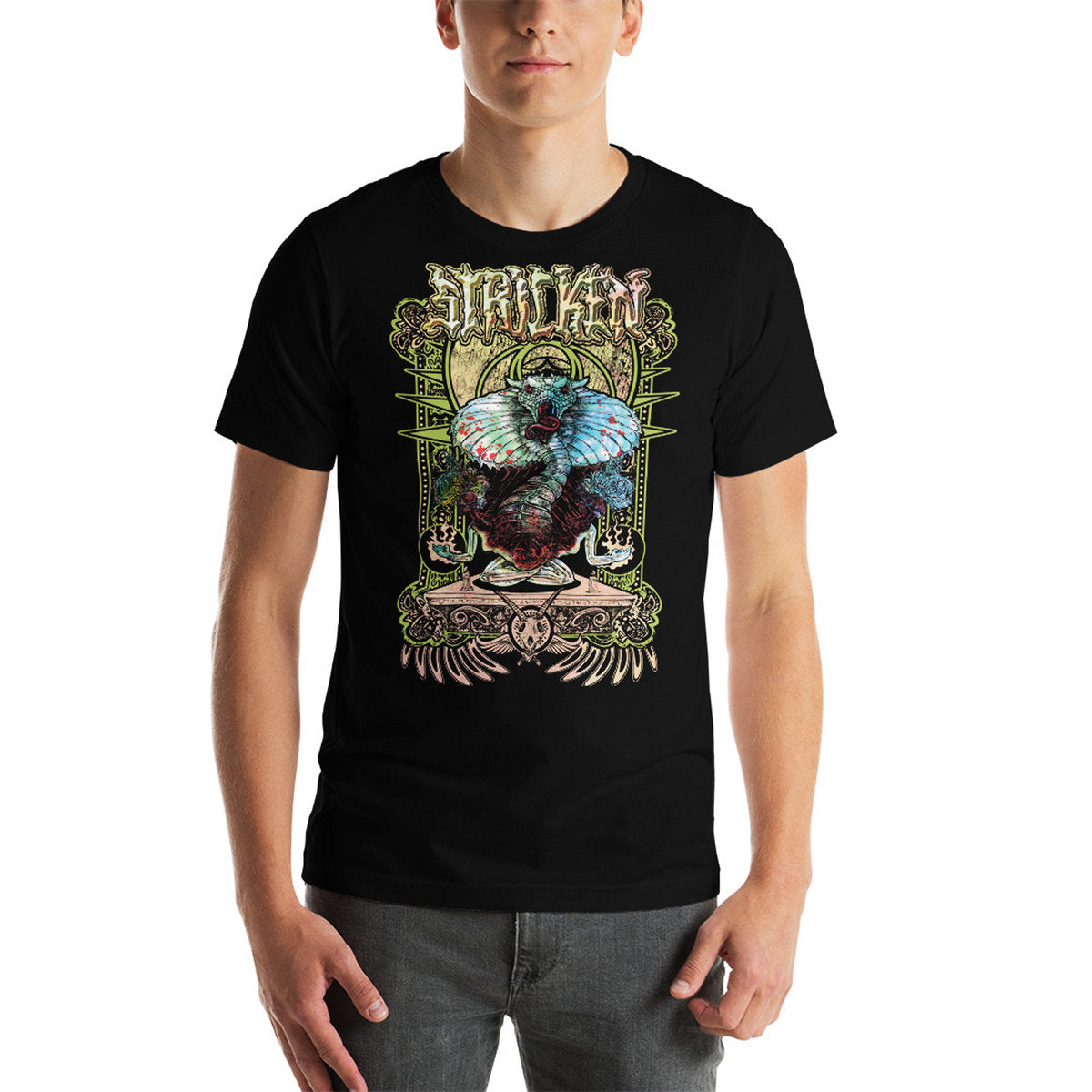 STRICKEN - From A Well Of Emptiness, A Stygian Serpent Born T-Shirt