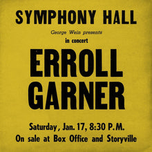 Erroll Garner - Symphony Hall Concert [LP] Vinyl Record