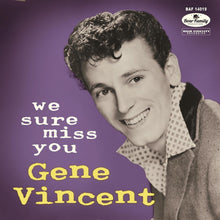 the album cover for Gene Vincent - We Sure Miss You (W/Cd) (10in) [With Booklet]