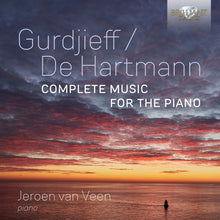 the album cover for Gurdjieff / Veen - Complete Music For The Piano (Box)