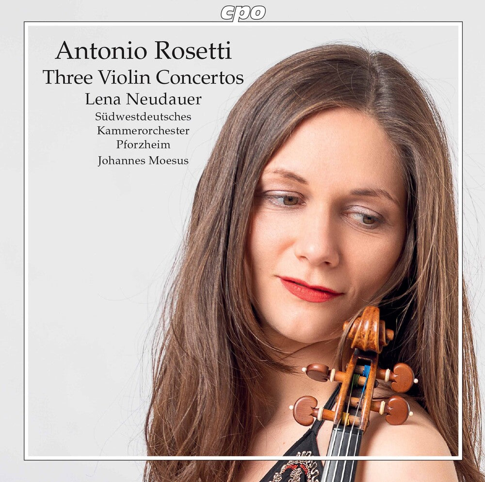 the album cover for Rosetti / Neudauer / Moesus - Violin Concertos