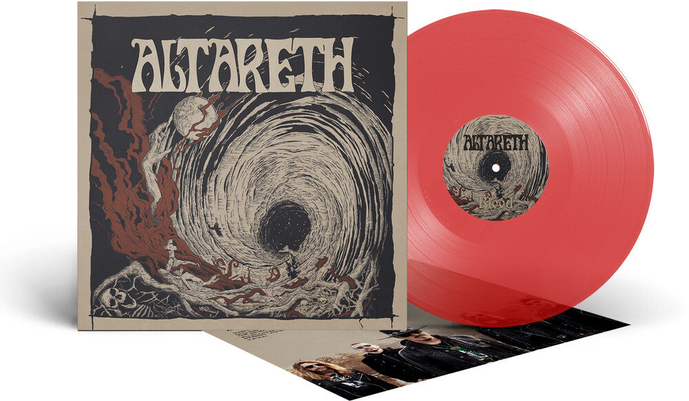 the album cover for Altareth - Blood (Translucent Red Vinyl) [Colored Vinyl] (Red)