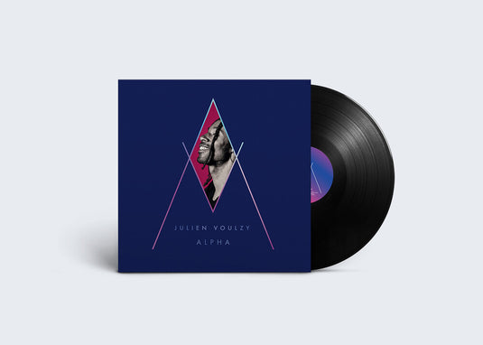 the album cover for Julien Voulzy - Alpha (Fra)