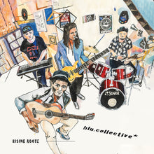 the album cover for Blu.Collective - Rising Above