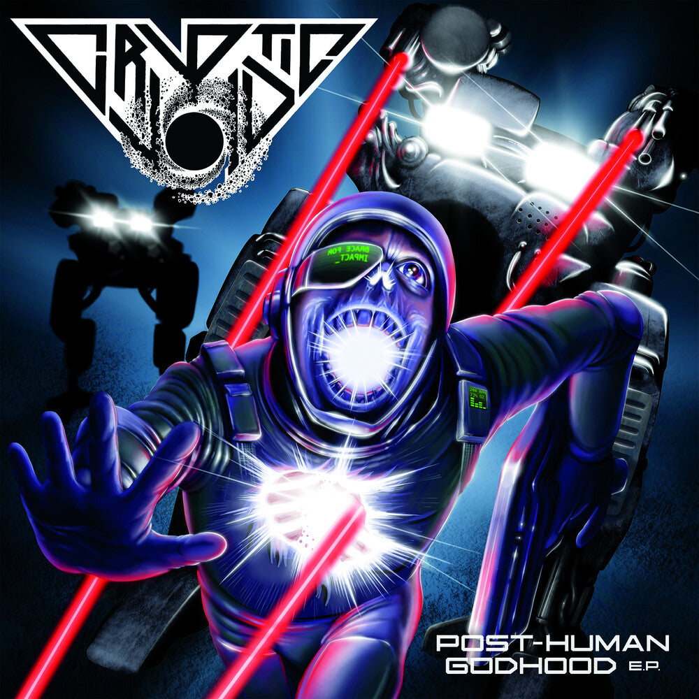 the album cover for Cryptic Void - Post-human Godhood