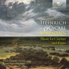 the album cover for Baermann / Zingales / Quintaba - Music For Clarinet & Piano