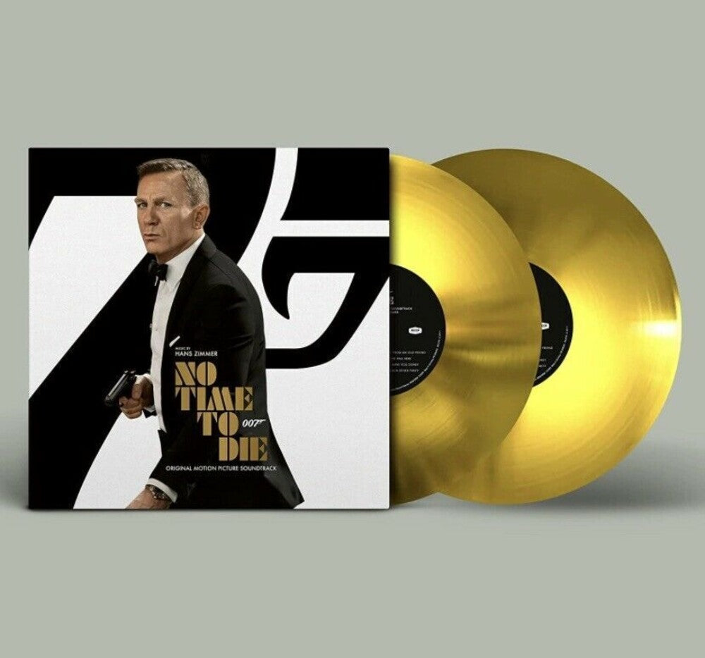 the album cover for James Bond [Movie] - No Time to Die [Import Limited Edition Gold LP]