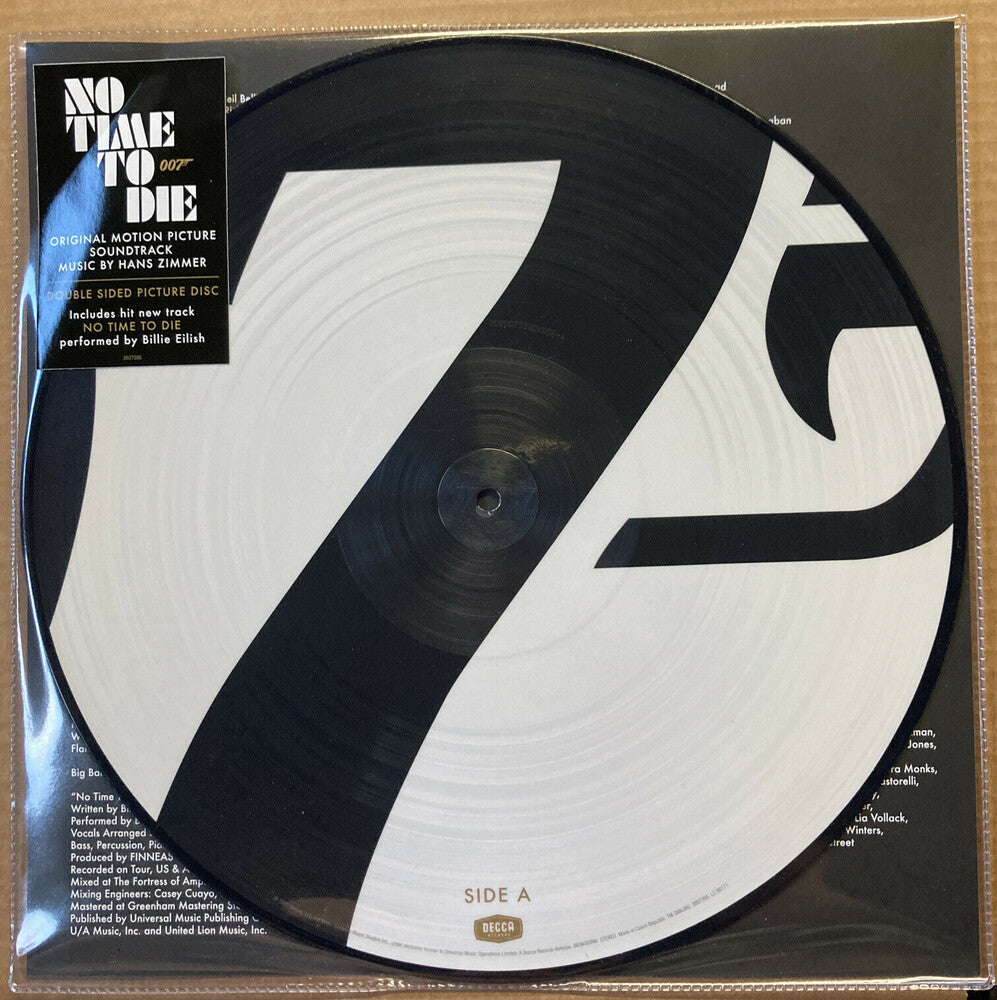 James Bond [Movie] - No Time to Die [Import Limited Edition 007 Symbol Version LP] Vinyl Record