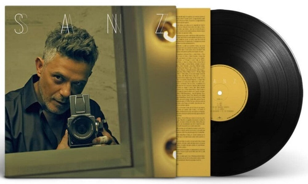 the album cover for Alejandro Sanz - Sanz (Spa)