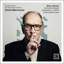 the album cover for Morricone / Serino - Cinema Suites For Violin & Orchestra