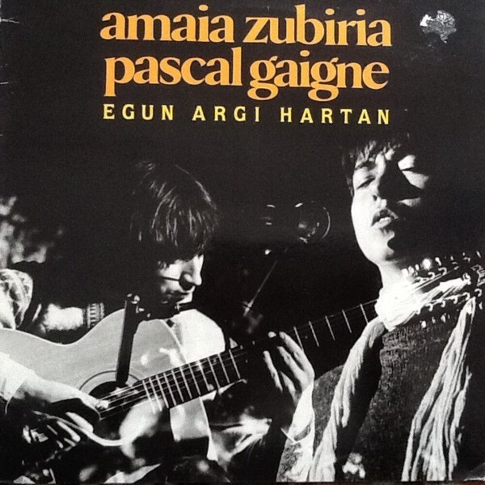 the album cover for Amaia Zubiria  / Gaigne,Pascal - Egun Hargi Hartan (Spa)