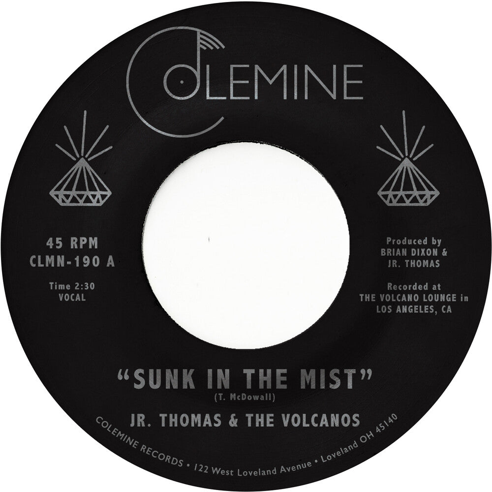 the album cover for Jr. Thomas & The Volcanos - Sunk In The Mist