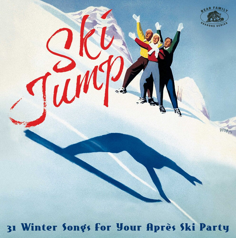 the album cover for Ski Jump: 31 Winter Songs For Your Apres / Var - Ski Jump: 31 Winter Songs For Your Apres / Var