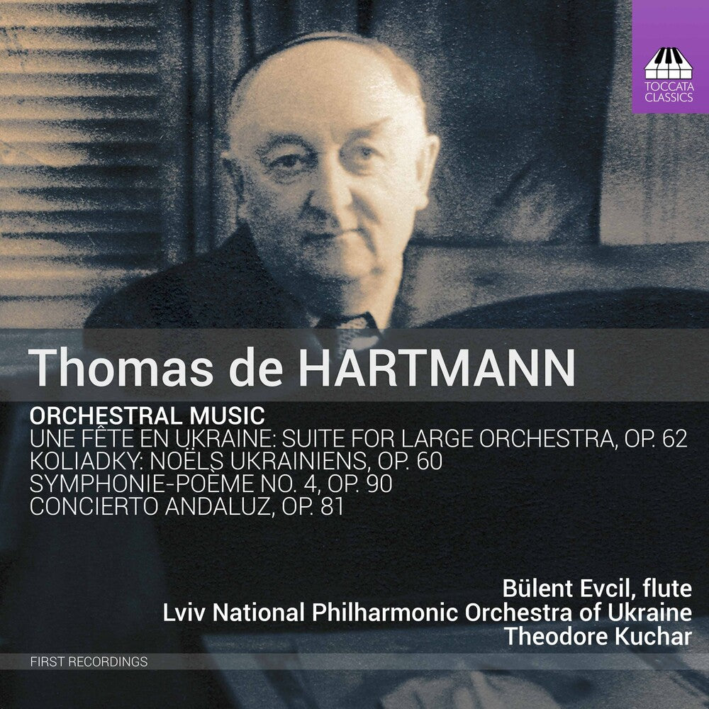 the album cover for Hartmann / Evcil / Kuchar - Orchestral Music