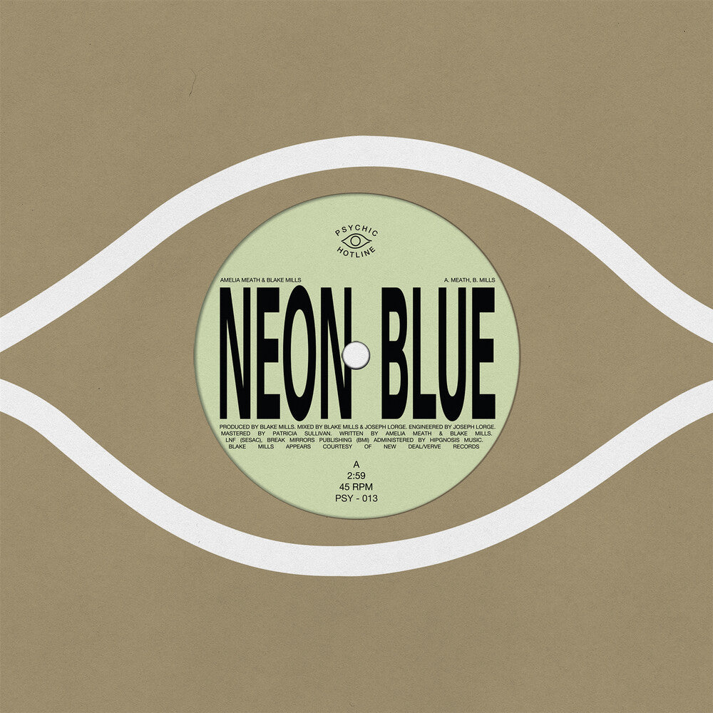the album cover for Amelia Meath  / Mills,Blake / Gendel,Sam - Neon Blue