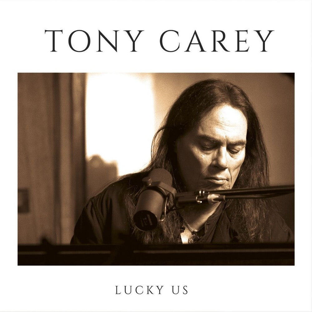 the album cover for Tony Carey - Lucky Us