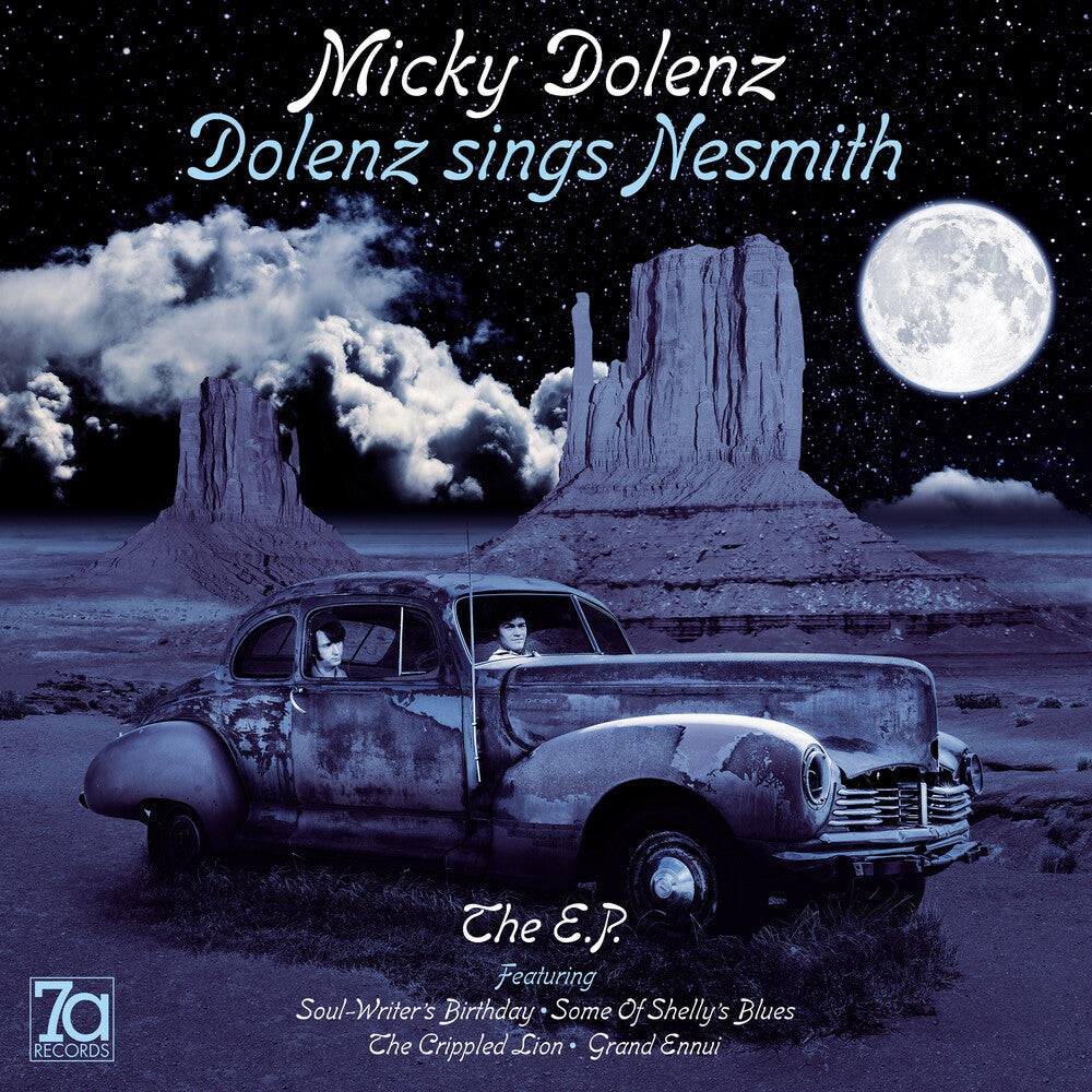 the album cover for Micky Dolenz - Sings Nesmith The EP [Import Limited Edition Blue 10in Vinyl]