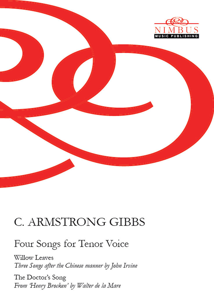 Gibbs - Four Songs For Tenor Voice Music CD