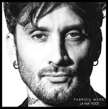 the album cover for Fabrizio Moro - La Mia Voce