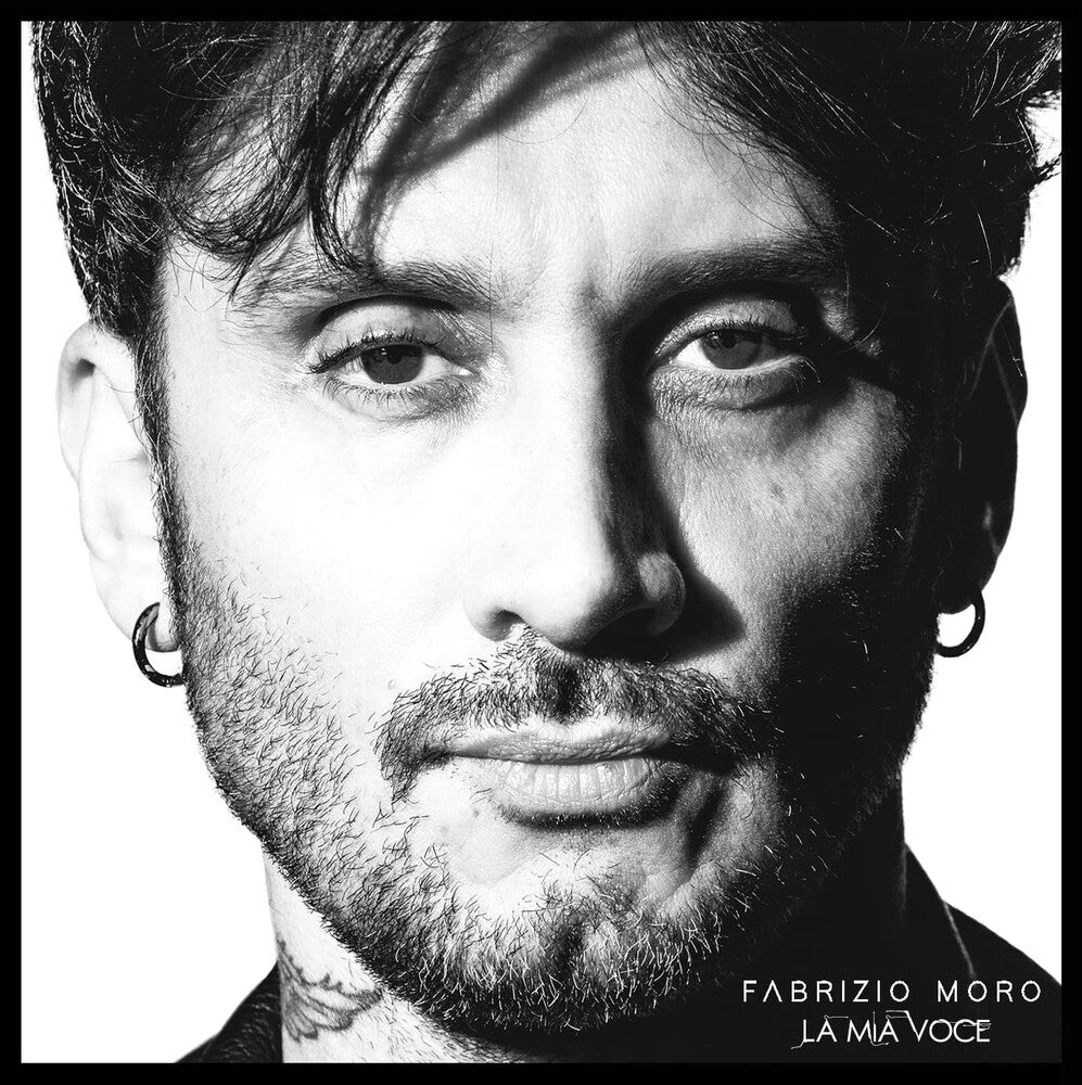 the album cover for Fabrizio Moro - La Mia Voce