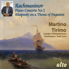 the album cover for Martino Tirimo  / Philharmonia Orchestra - Rachmaninoff: Pno Con No. 2 In C Minor Op. 18
