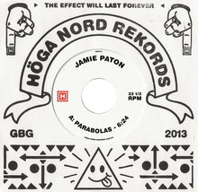 the album cover for Jamie Paton - Parabolas