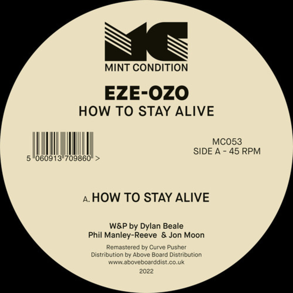 the album cover for Eze-Ozo - How To Stay Alive