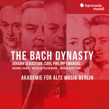 the album cover for Akademie Fur Alte Musik Berlin - Bach Dynasty [Reissue]